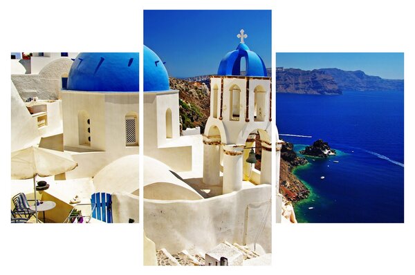 Slika - Santorini, Grčija (90x60 cm)