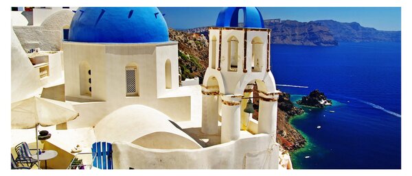 Slika - Santorini, Grčija (120x50 cm)