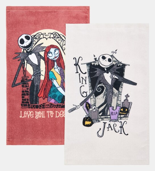 Sinsay - Pamučni ručnici 2 kom Nightmare Before Christmas