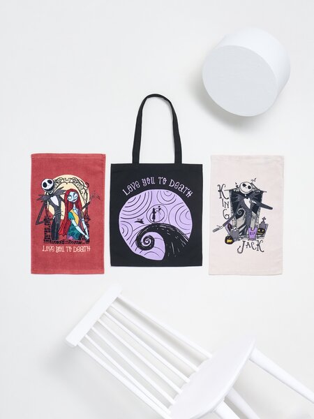 Sinsay - Pamučni ručnici 2 kom Nightmare Before Christmas
