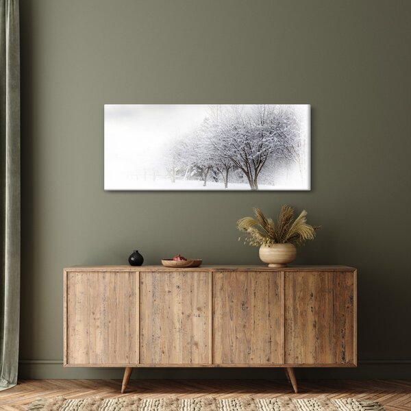 Slika - Zimska ulica (120x50 cm)