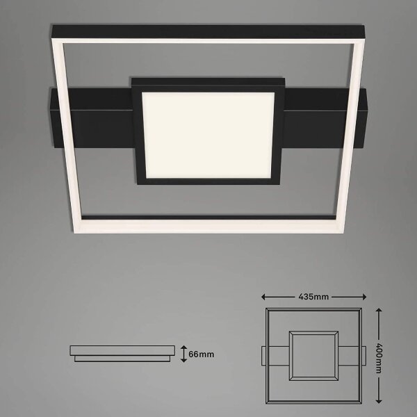 Briloner 3028-015 - LED Prigušiva stropna svjetiljka FRAME LED/38W/230V