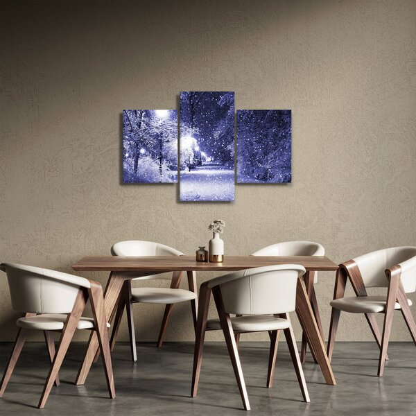 Slika - Čarobna zimska noč (90x60 cm)
