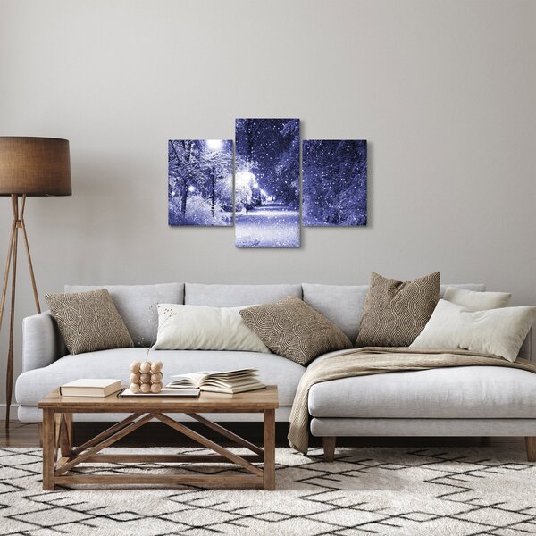 Slika - Čarobna zimska noč (90x60 cm)