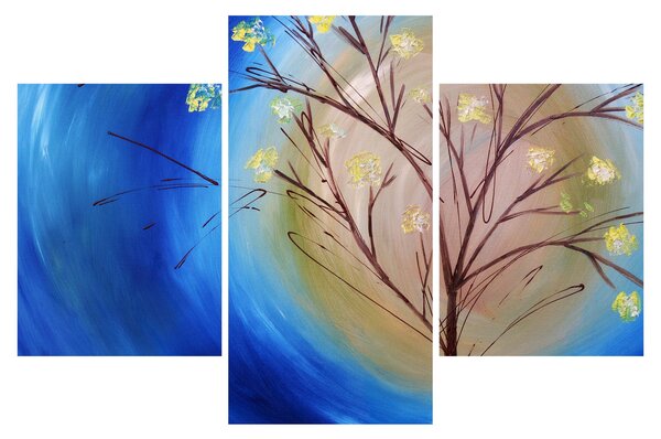 Slika - Drevo, ki pokriva sonce (90x60 cm)