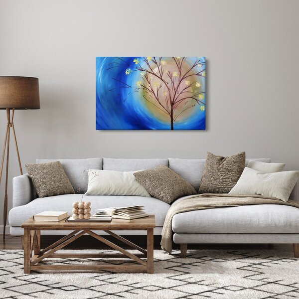 Slika - Drevo, ki pokriva sonce (90x60 cm)