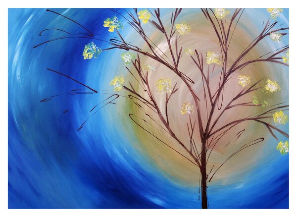 Slika - Drevo, ki pokriva sonce (70x50 cm)