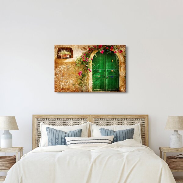 Slika starih vrat (90x60 cm)