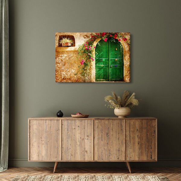 Slika starih vrat (90x60 cm)