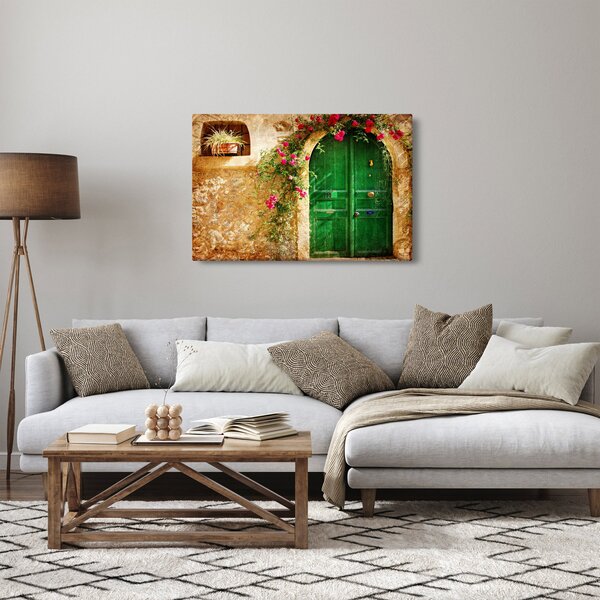Slika starih vrat (90x60 cm)