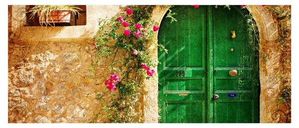 Slika starih vrat (120x50 cm)