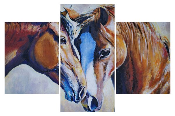 Slika - Zaljubljeni konji (90x60 cm)