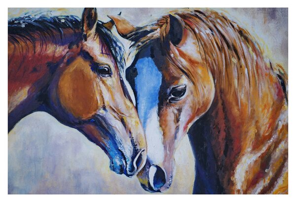 Slika - Zaljubljeni konji (90x60 cm)
