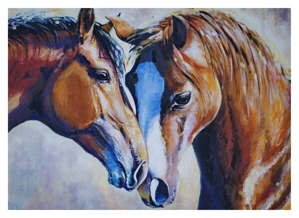 Slika - Zaljubljeni konji (70x50 cm)