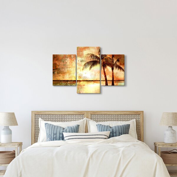 Slika - Palme na plaži (90x60 cm)