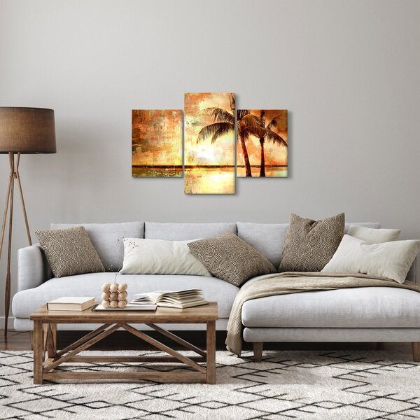 Slika - Palme na plaži (90x60 cm)