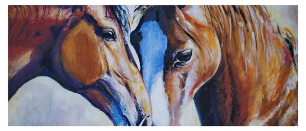 Slika - Zaljubljeni konji (120x50 cm)