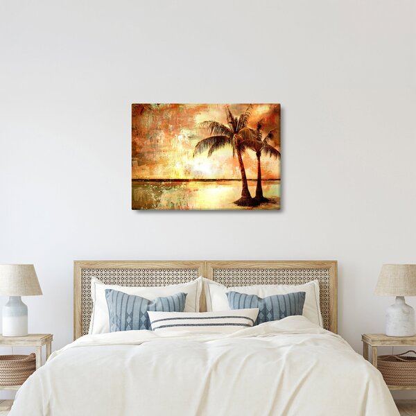Slika - Palme na plaži (70x50 cm)