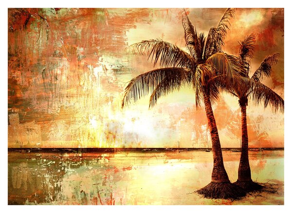 Slika - Palme na plaži (70x50 cm)