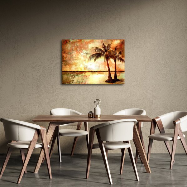 Slika - Palme na plaži (70x50 cm)