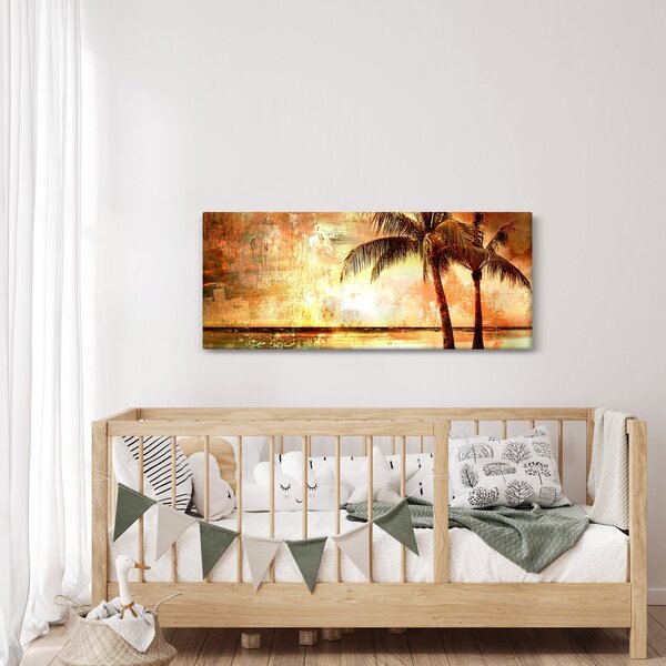 Slika - Palme na plaži (120x50 cm)