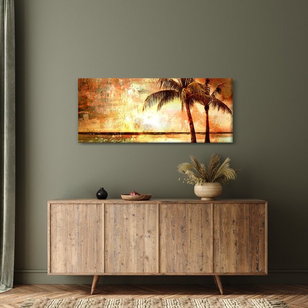 Slika - Palme na plaži (120x50 cm)