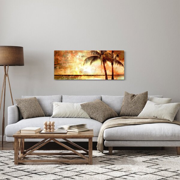 Slika - Palme na plaži (120x50 cm)