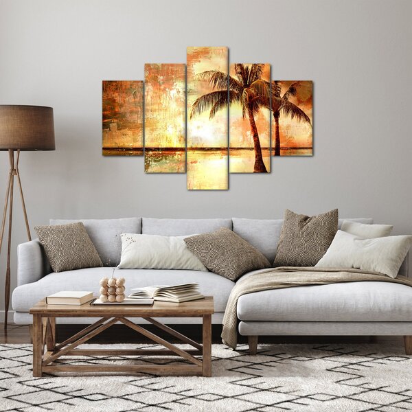 Slika - Palme na plaži (150x105 cm)