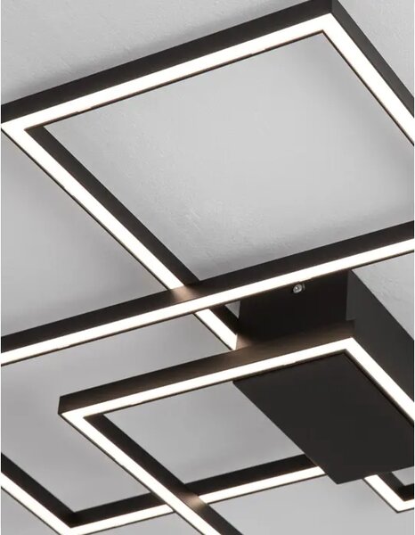 BILBAO PLAFONSKA SVJETILJKA LED 55W/3000K/3550lm/DIMM/IP20/CRNA NL9508431