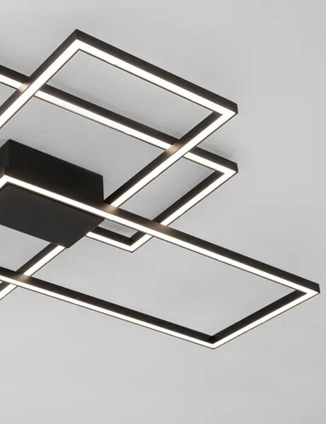 BILBAO PLAFONSKA SVJETILJKA LED 55W/3000K/3550lm/DIMM/IP20/CRNA NL9508431