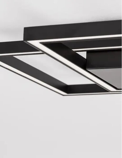 BILBAO PLAFONSKA SVJETILJKA LED 25W/3000K/1600lm/IP20/CRNA NL9500822