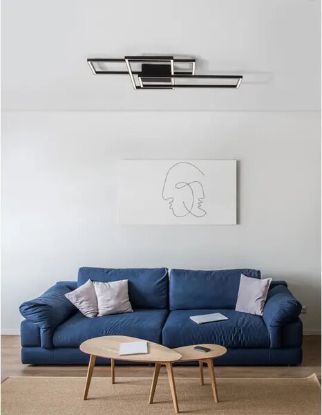 BILBAO PLAFONSKA SVJETILJKA LED 55W/3000K/3550lm/DIMM/IP20/CRNA NL9508431