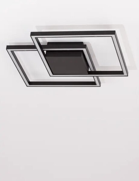 BILBAO PLAFONSKA SVJETILJKA LED 25W/3000K/1600lm/IP20/CRNA NL9500822