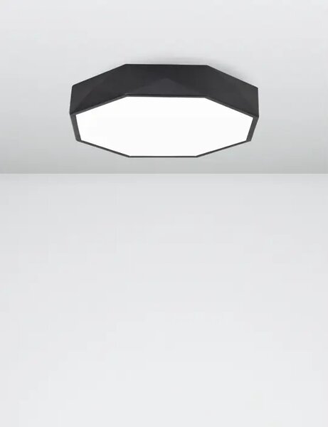 EBEN PLAFONSKA SVJETILJKA LED 24W/3000K/1380lm/IP20/CRNA NL9001491