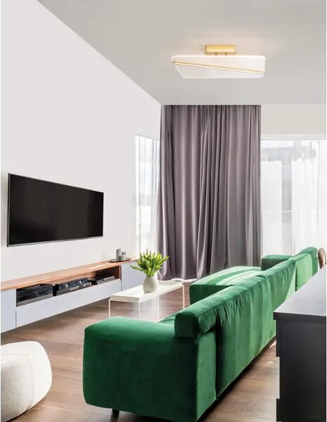 JERTUNA PLAFONSKA SVJETILJKA LED 34W/3000K/2162lm/IP20/ZLATNA NL9545233