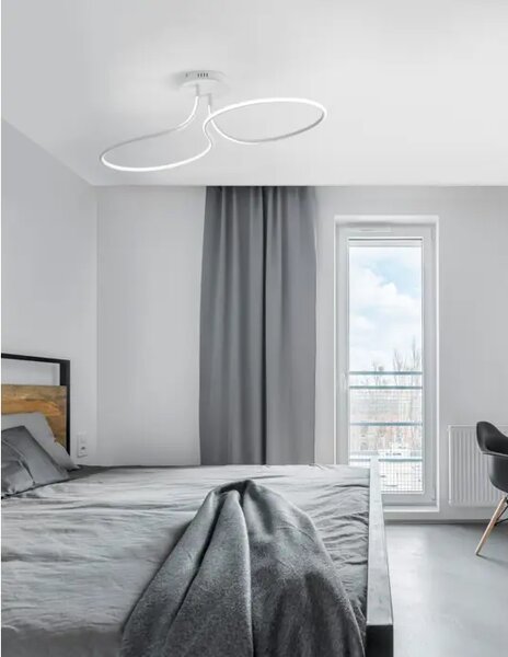 FUNGO PLAFONSKA SVJETILJKA LED 47W/3000K/2630lm/DIMM/IP20/BIJELA NL9357087