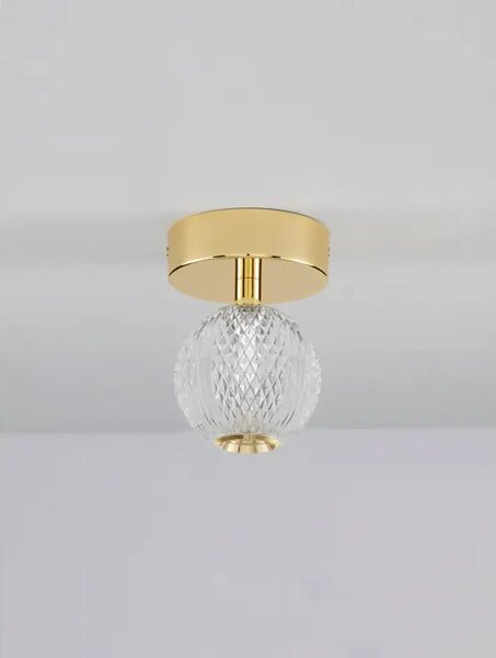 BRILLANTE PLAFONSKA SVJETILJKA LED 6W/3200K/246lm/IP20/ZLATNA NL9522010