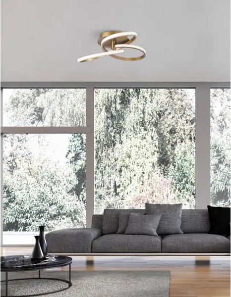 FUSION PLAFONSKA SVJETILJKA LED 40W/3000K/3017lm/IP20/MESING ZLATNA NL1701101004