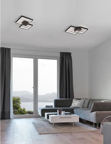 PORTO PLAFONSKA SVJETILJKA LED 19W/3000K/1342lm/IP20/CRNA NL9364037
