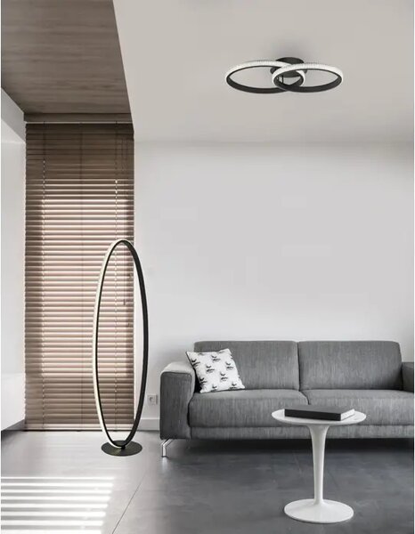 NAGER PLAFONSKA SVJETILJKA LED 28W/3000K/1681lm/IP20/CRNA NL9481094