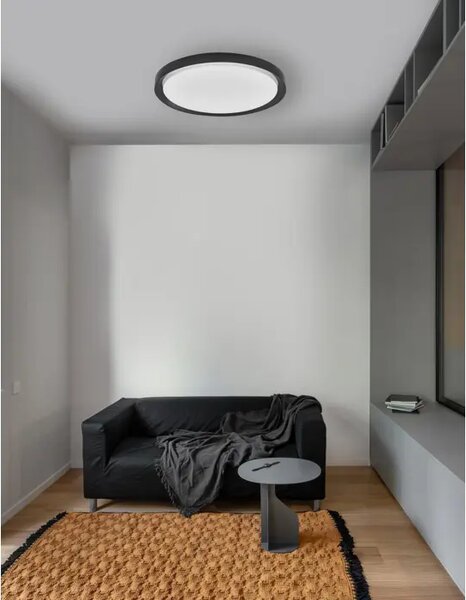 TROY PLAFONSKA SVJETILJKA LED 50W/3000K/2750lm/DIMM/IP20/MATT CRNA NL9053594