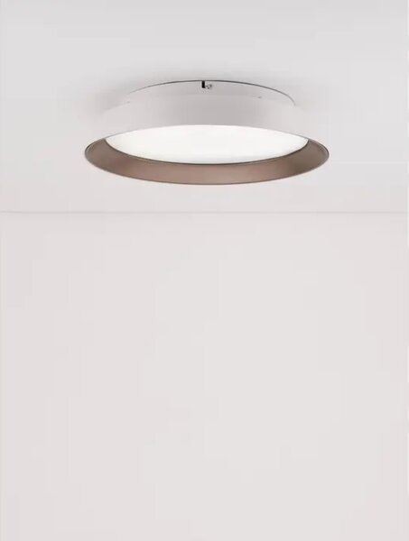VELA PLAFONSKA SVJETILJKA LED 30W/3000K/1665lm/DIMM/IP20/BIJELA & SMEĐA NL9081260