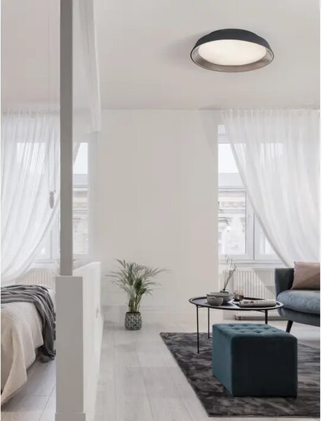 VELA PLAFONSKA SVJETILJKA LED 30W/3000K/1665lm/DIMM/IP20/CRNA & SMEĐA NL9081270