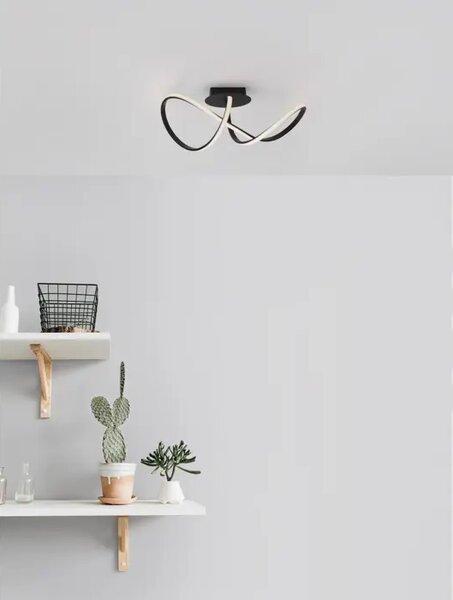 AMARA PLAFONSKA SVJETILJKA LED 23W/3000K/1400lm/IP20/CRNA NL9248106