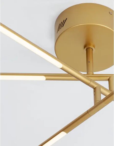 RACCIO PLAFONSKA SVJETILJKA LED 32W/3000K/2304lm/DIMM/IP20/MESING ZLATNA NL9180762