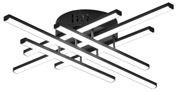 Brilagi - LED Stropna svjetiljka STRIPES LED/42W/230V crna