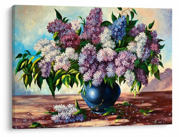 Slika - Šopek lila (70x50 cm)
