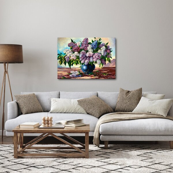 Slika - Šopek lila (70x50 cm)