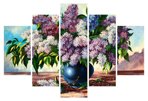 Slika - Šopek lila (150x105 cm)