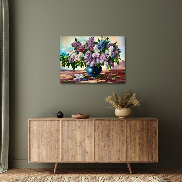 Slika - Šopek lila (70x50 cm)